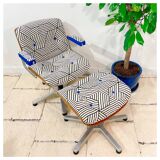 Martin Stoll lounge chair with footrest