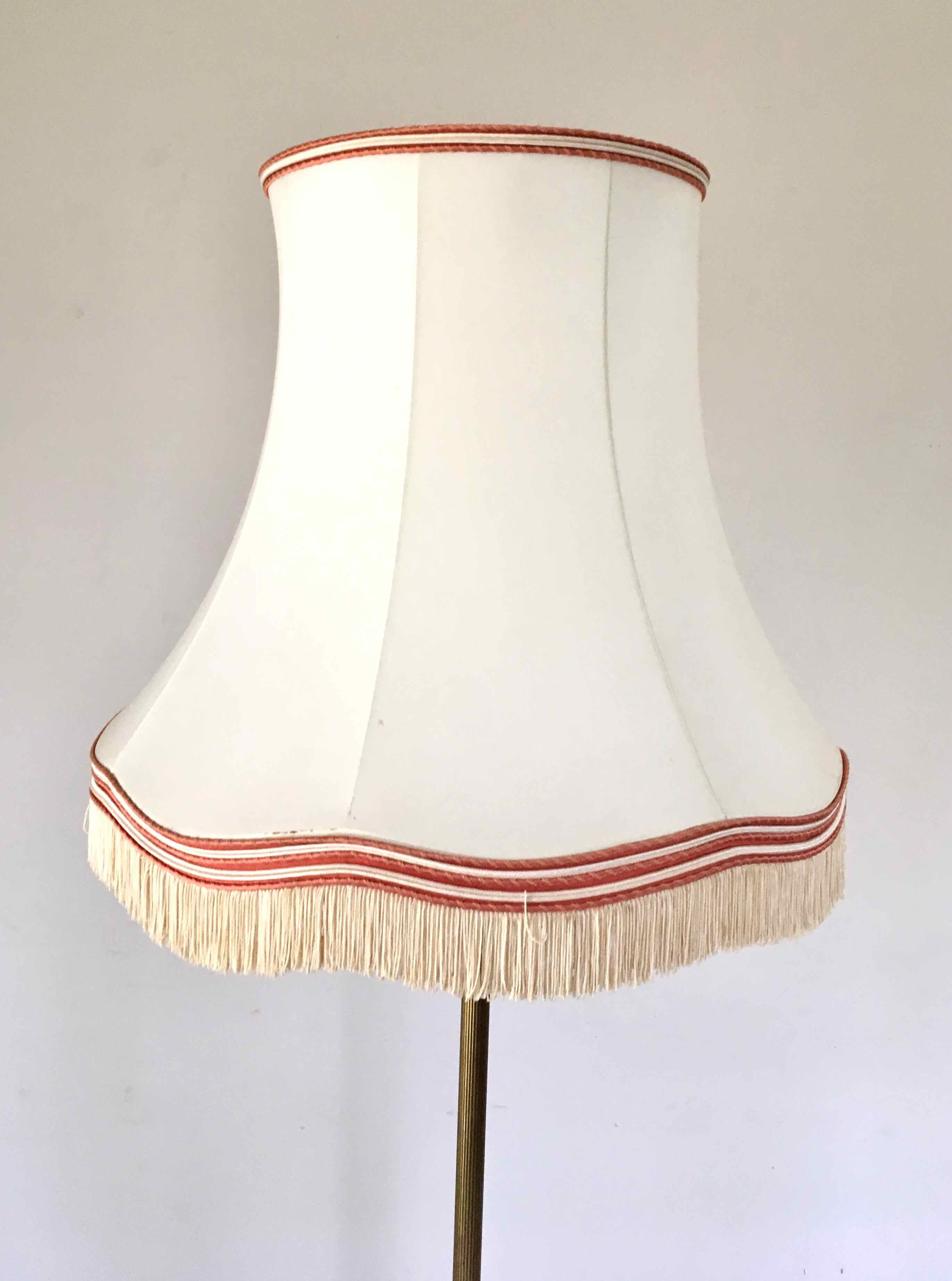 Brass floor lamp 60s