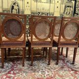 Set of 6 Louis XVI style chairs