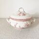 Old soup tureen sarreguemines (fontances) terre de fer