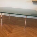 Table basse verre dépoli