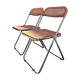 Paire de chaises Plia de Giancarlo Piretti produites par Castelli 1960