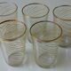 Cinq verres années 50