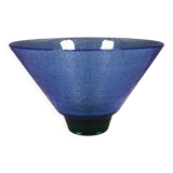 Glass bowl, by Lena Hansson for Hadeland glassworks Norway 1970s.