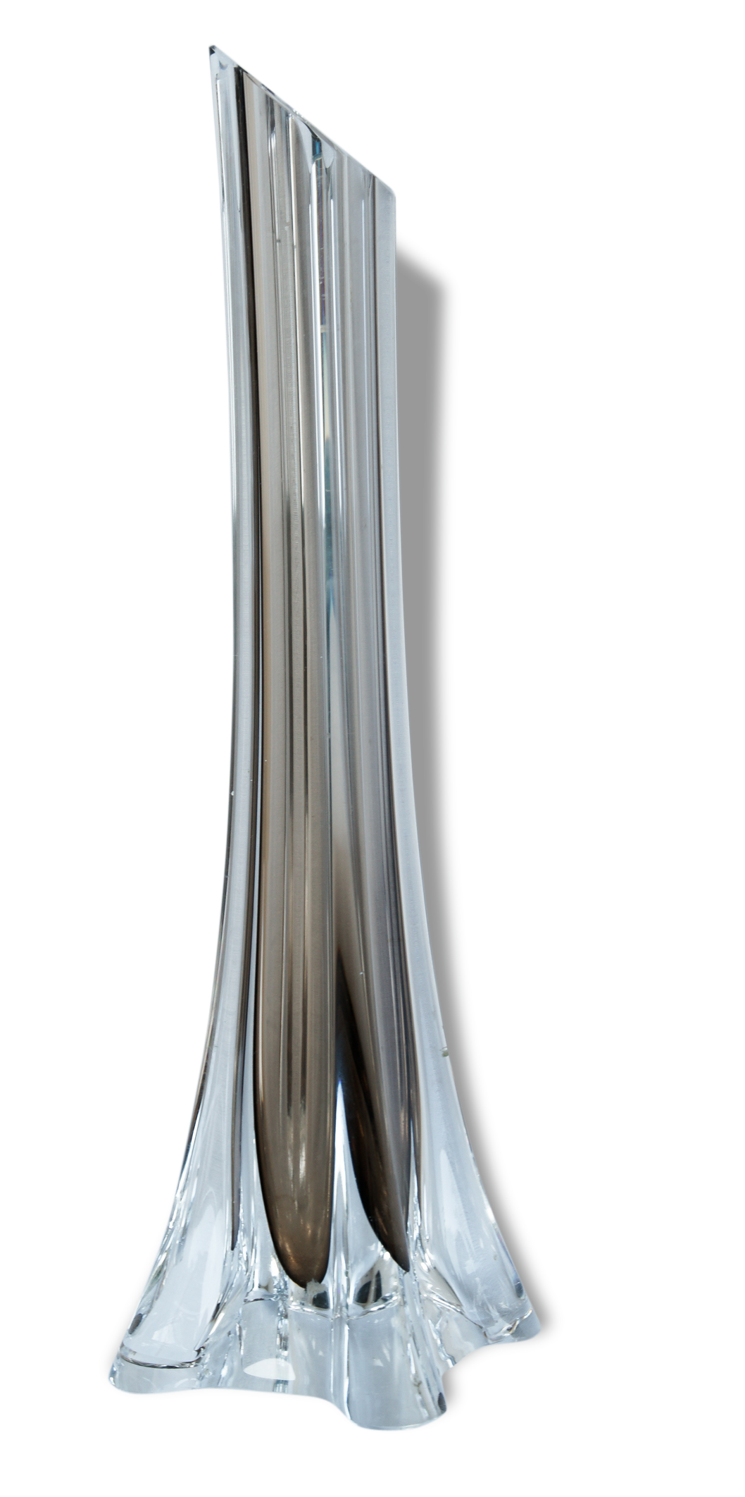 Smoked Crystal vase