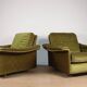 Pair of vintage velvet armchairs – 1960s