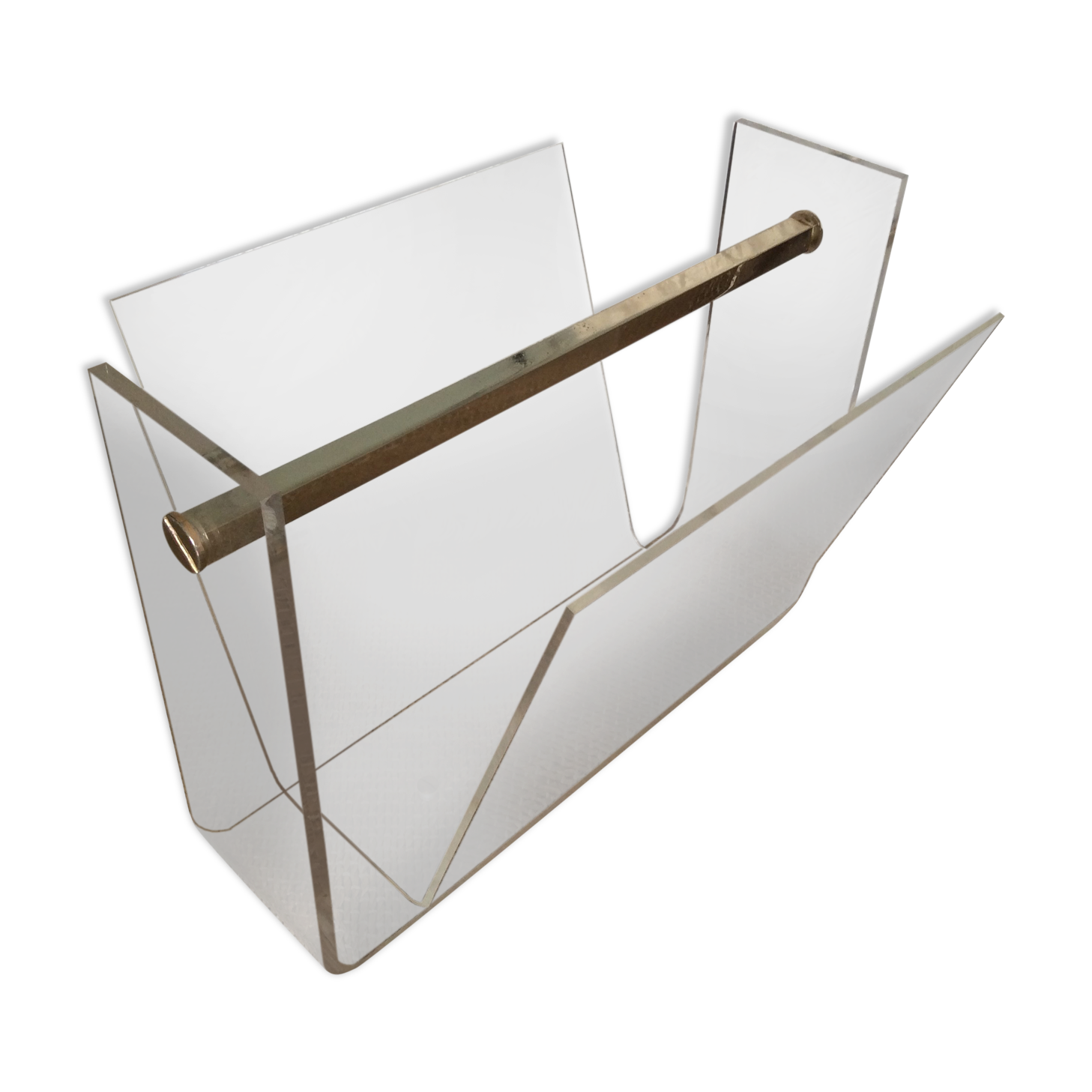 Plexiglas magazine door