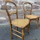 4 rustic Louis Philippe period chairs