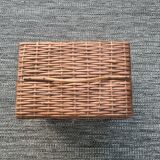 Rectangular wicker basket