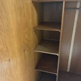 Vintage wardrobe with compass feet