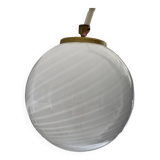 Lampe suspension en verre de Murano de Venini - 1960