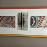 Photo triptych "psychedeclic" Centre Pompidou by Antoine E Meyer