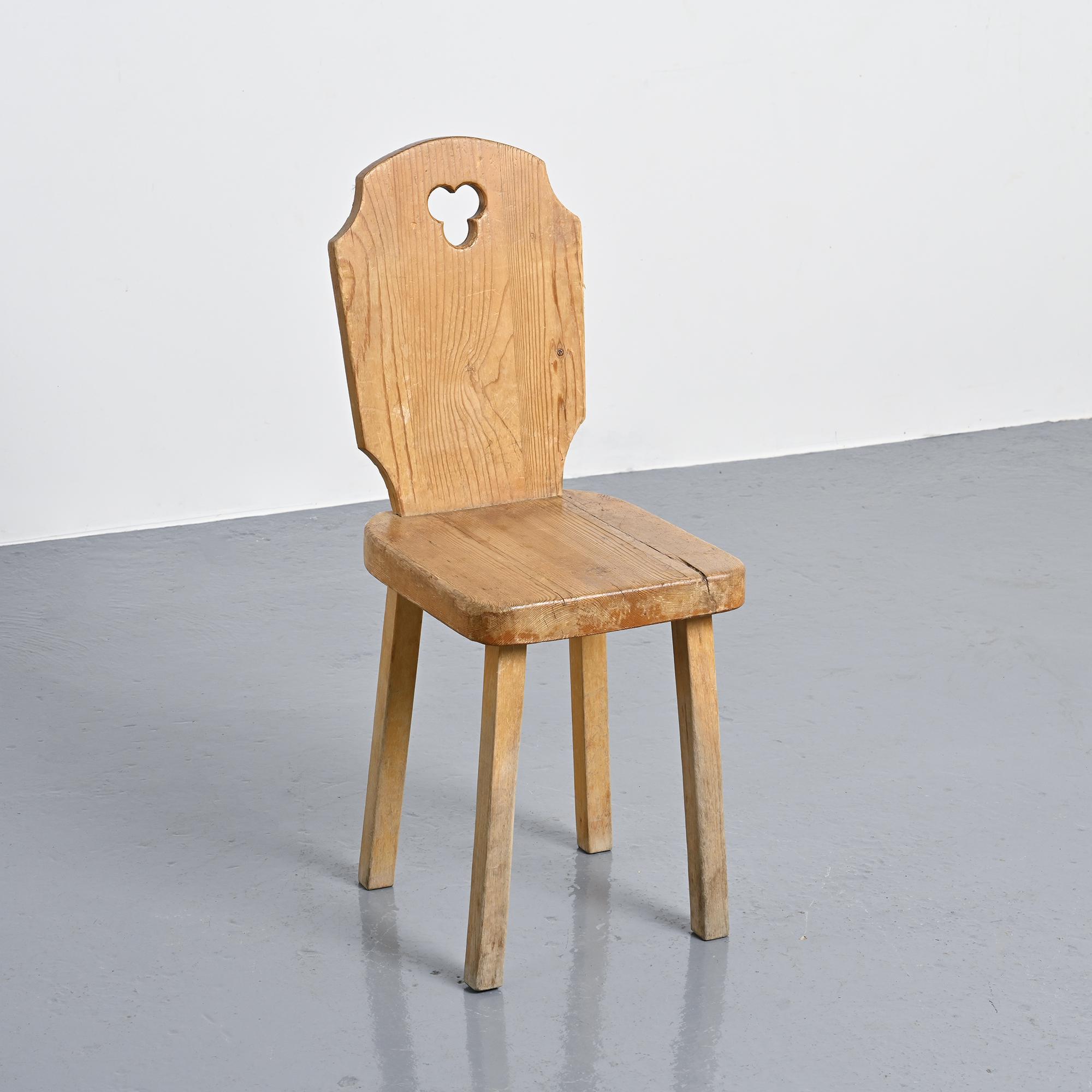 Chaise par René Martin, vers 1960