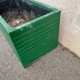 2 red/green planters