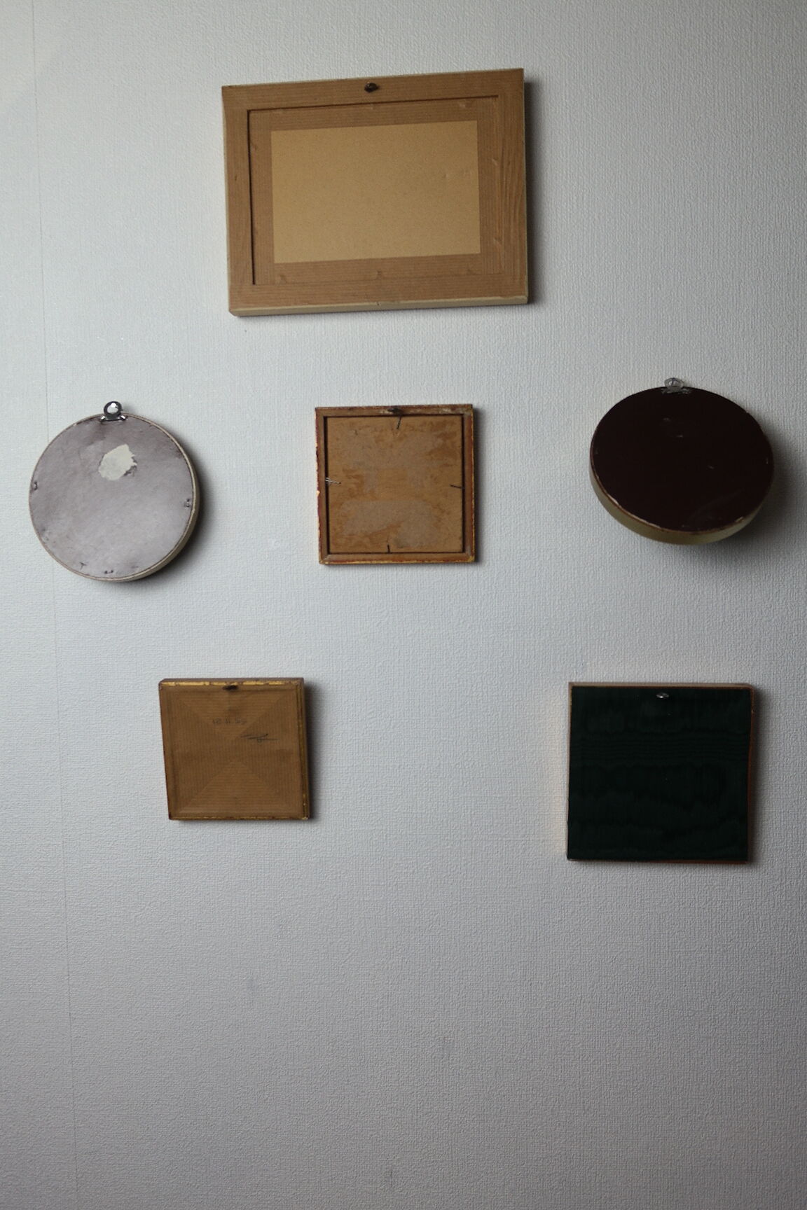 Small old floral paintings