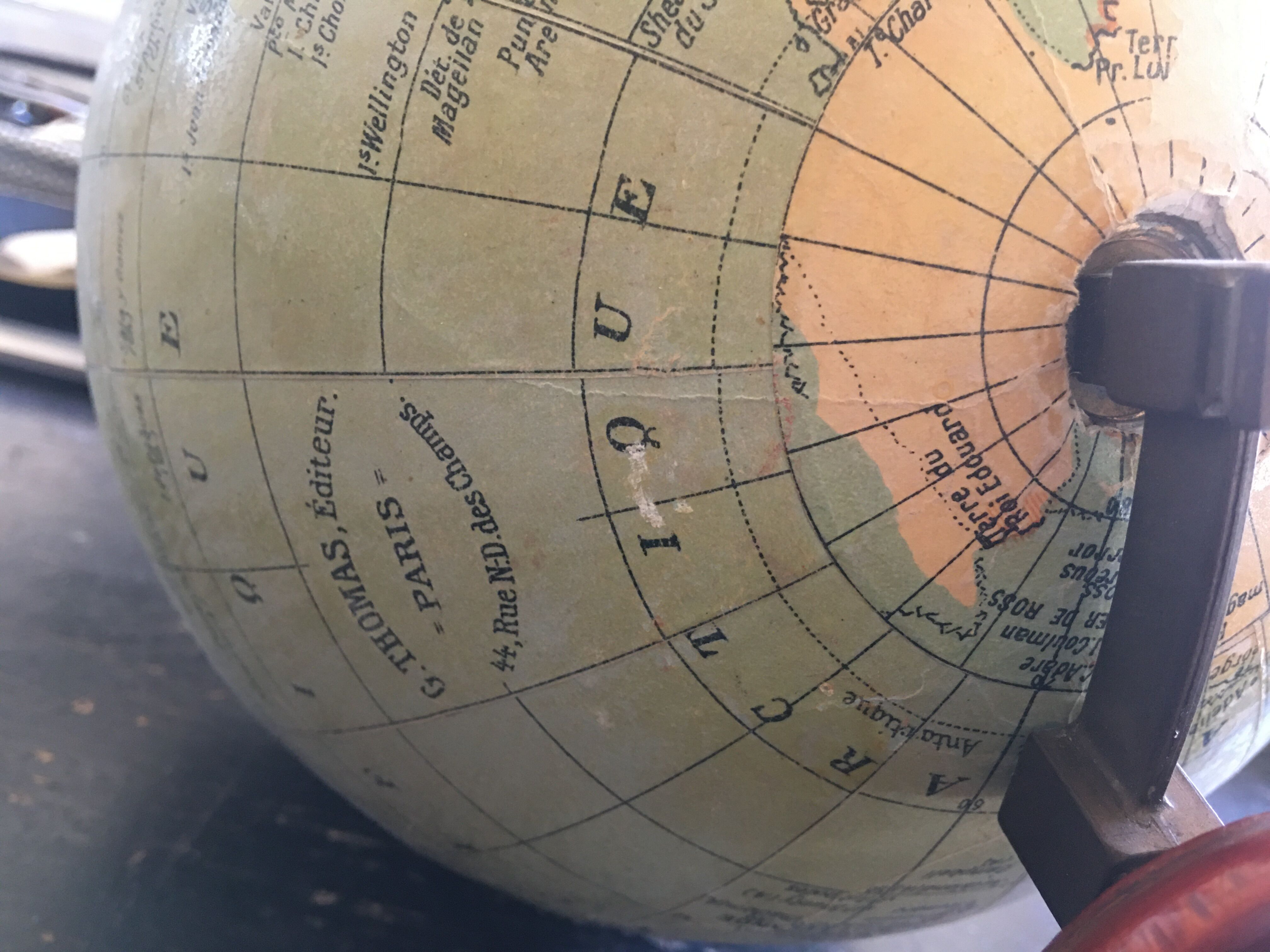 Ancient Globe Globe world map