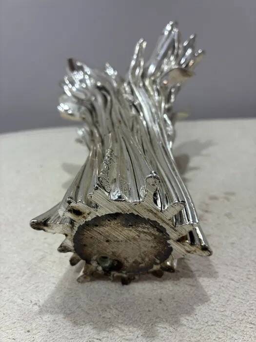 Vase sculptural Marcello Giorgio en argent 925