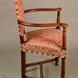 Pair of armchairs known as Caquetoires from the 19th century.