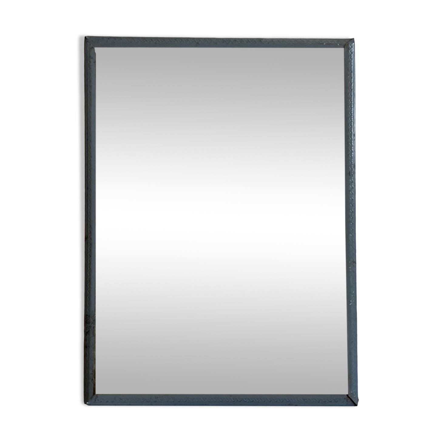Small metal frame mirror 14x19cm