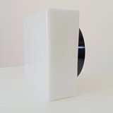 70s bakelite and opaline ceiling light signed Vianne