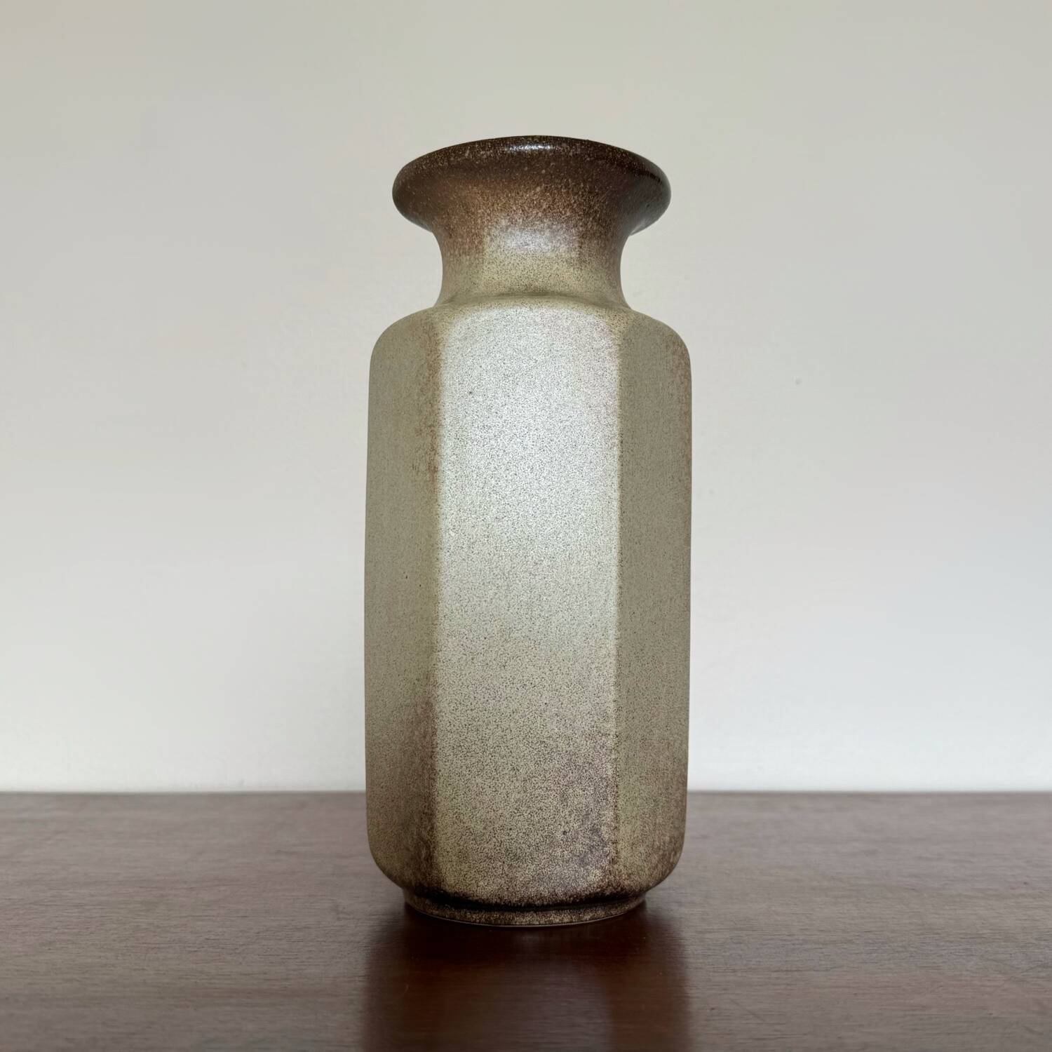 Hexagonal vase West Germany 70s