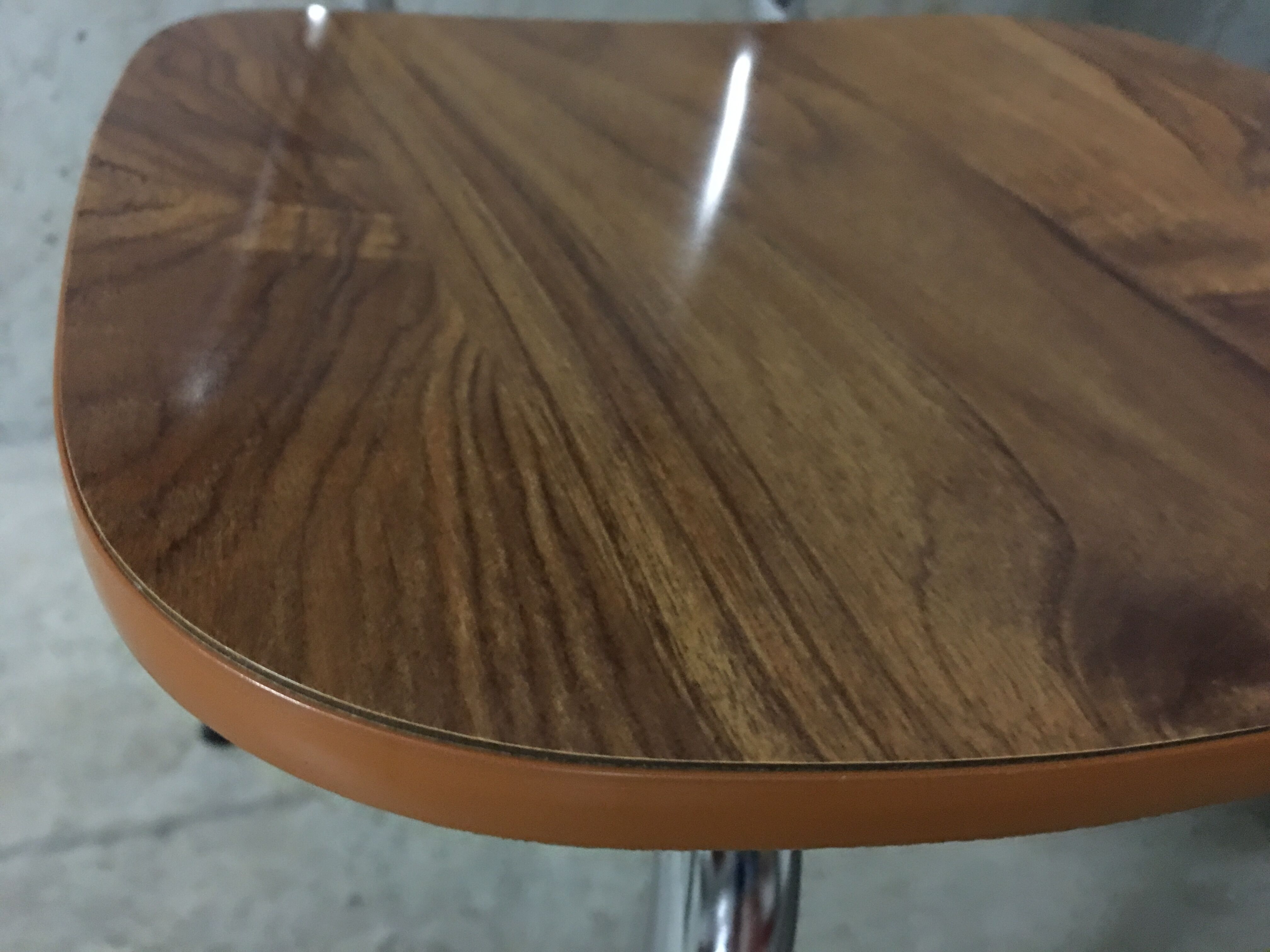 Pair of 70s formica chairs