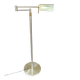 Adjustable bicolour floorlamp by Holtkoetter, 80s