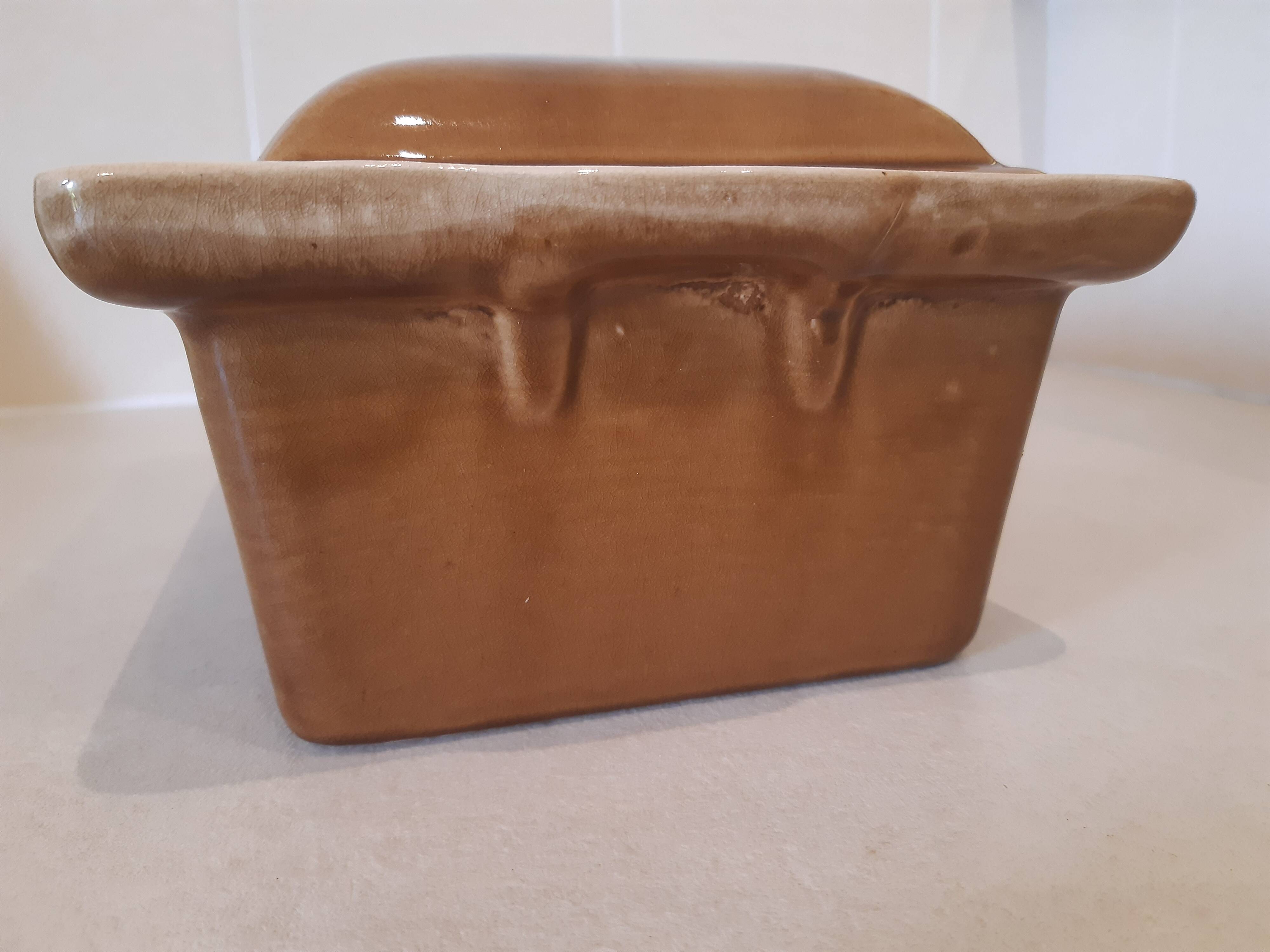 Glazed earthenware casserole pot