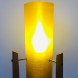 Yellow Space Age Rocket Lamp, 1970s