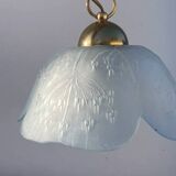 Opaque glass pendant light