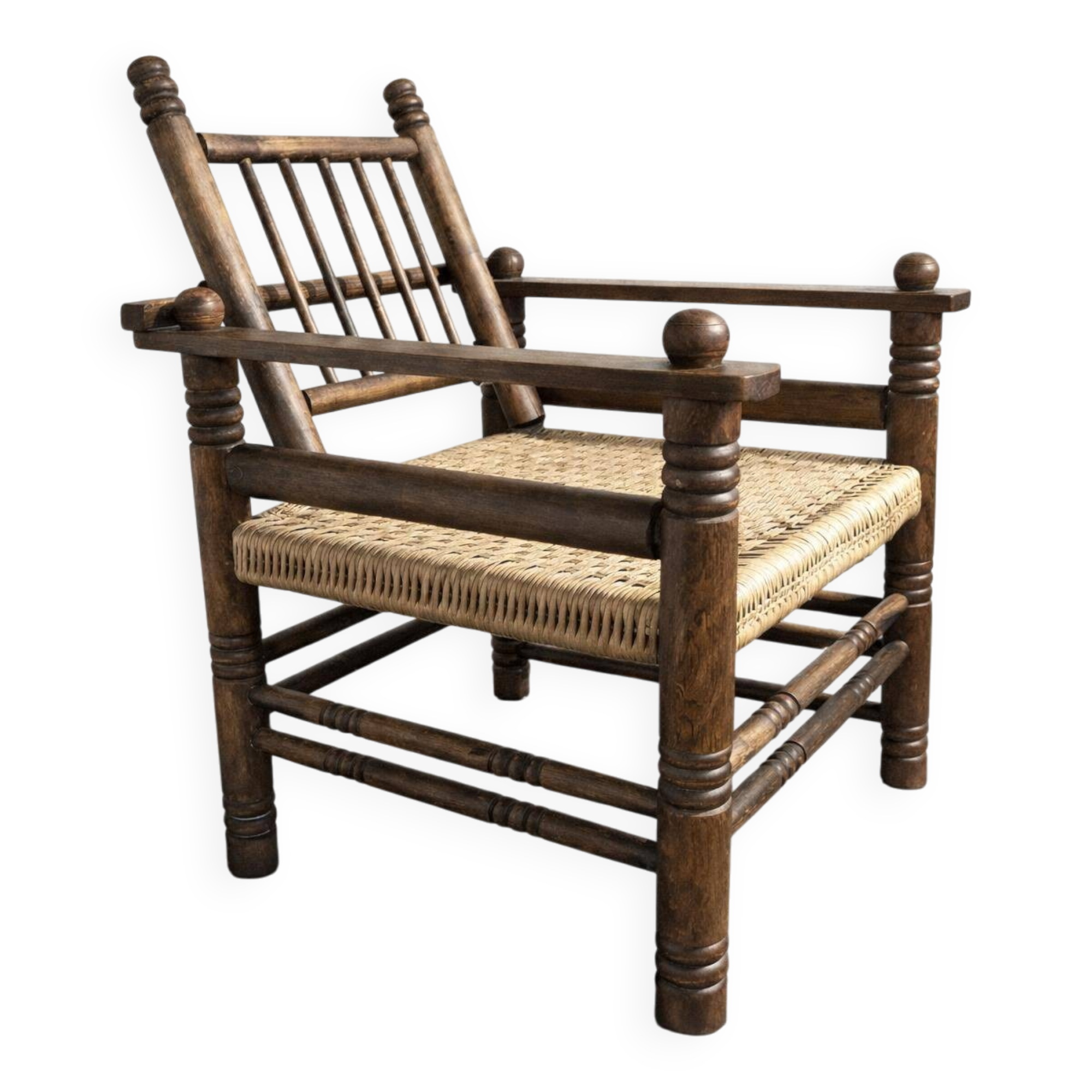 Charles Dudouyt Art Deco armchair 1940