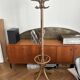 Baumann coat rack, swivelling parrot design from the 60s/70s in wood.