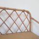 Rattan wall shelf
