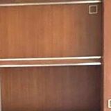 Vintage Scandinavian teak bookcase, vintage teak cabinet