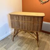 Rattan tiki bar