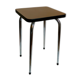 Vintage formica stool with tapered feet