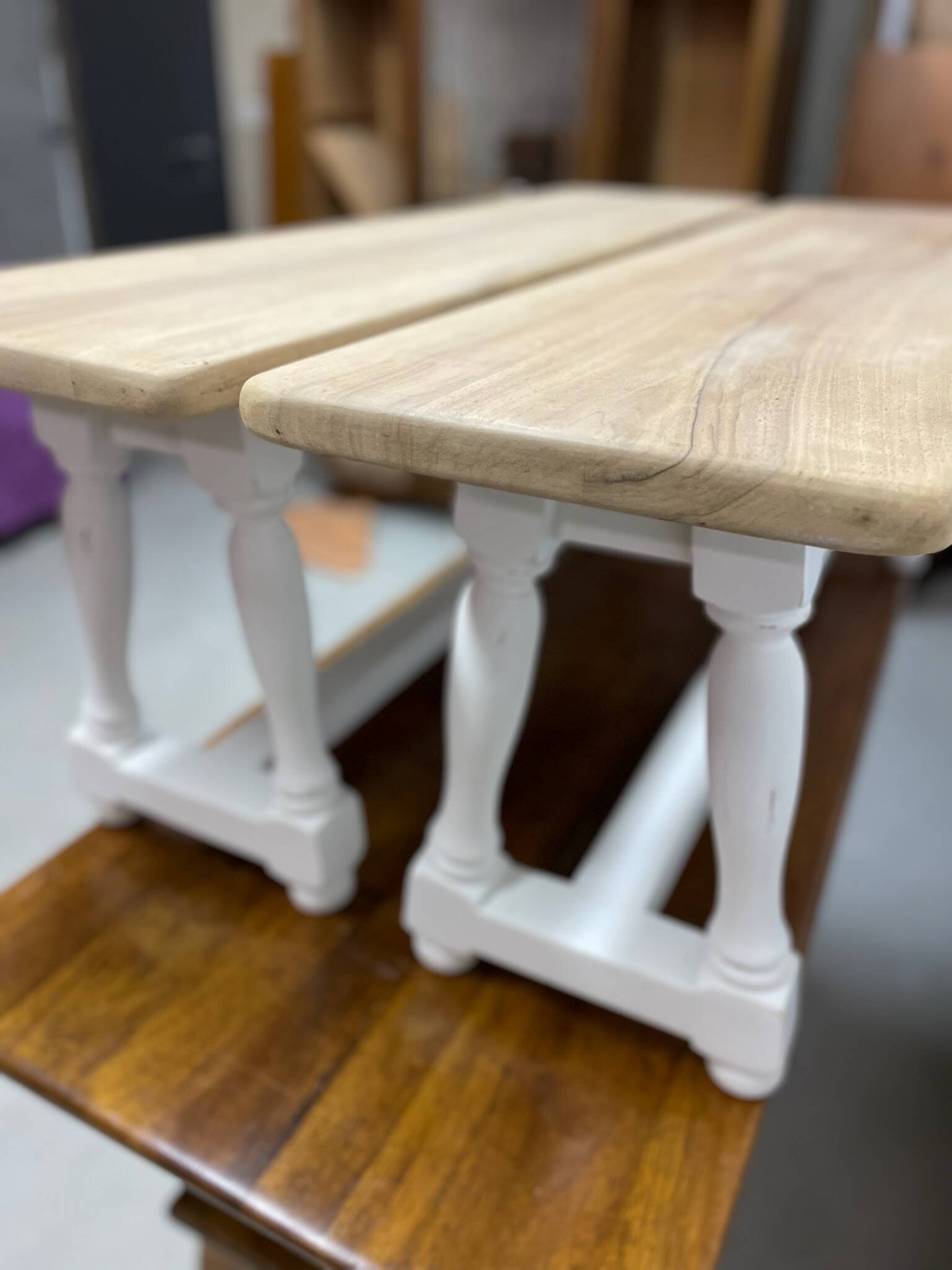 Old Bench(es) - Restored solid walnut, a return to the essentials!