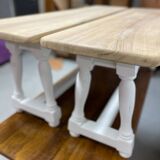 Old Bench(es) - Restored solid walnut, a return to the essentials!