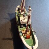 Old wooden trawler toy