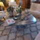 Large marble table 70s