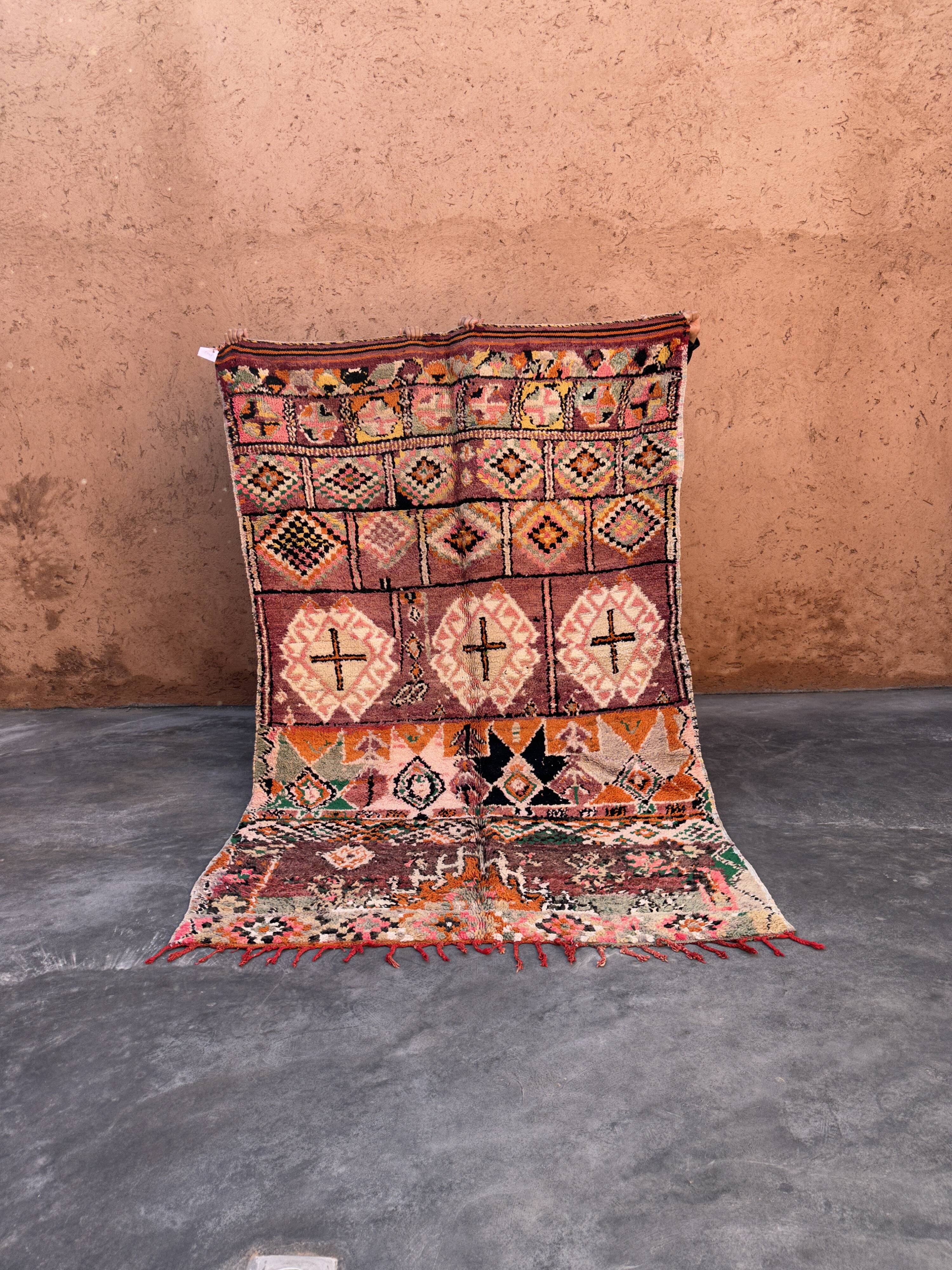 Colorful Boujad Moroccan rug - 175 x 280 cm