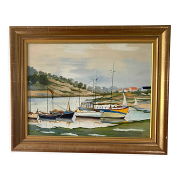 Huile sur toile