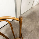 Pair of chairs bistrot Thonet Austria 1900 canning stamped