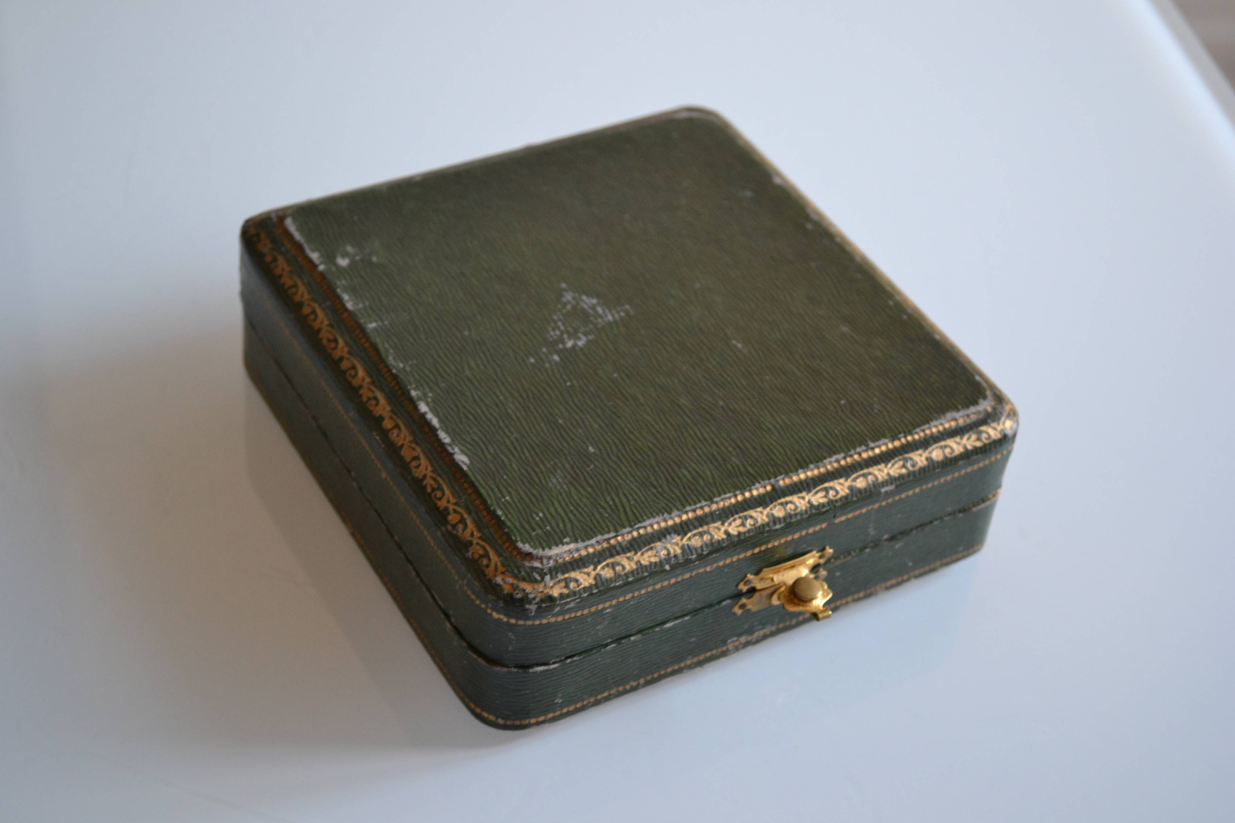 12 Silver-plated metal mocha spoons with Russian handle + box