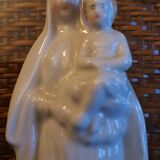 Biscuit Virgin and Child statuette