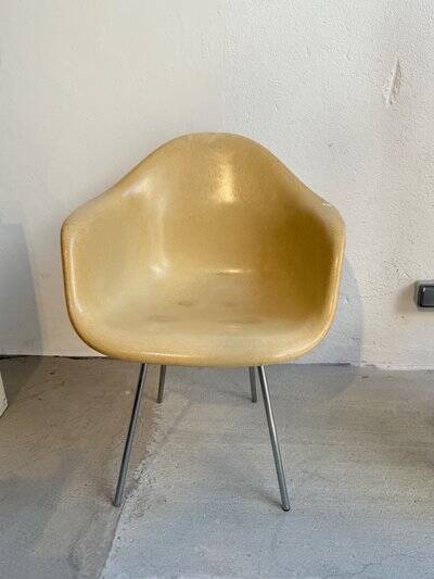 Charles & Ray Eames pair of vintage Dax armchairs