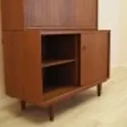 Teak bookcase with bar cabinet and secretary, Dammand & Rasmussen, Denmark, 1960s