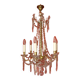 six-armed crystal chandelier from the "Napoleon III" period