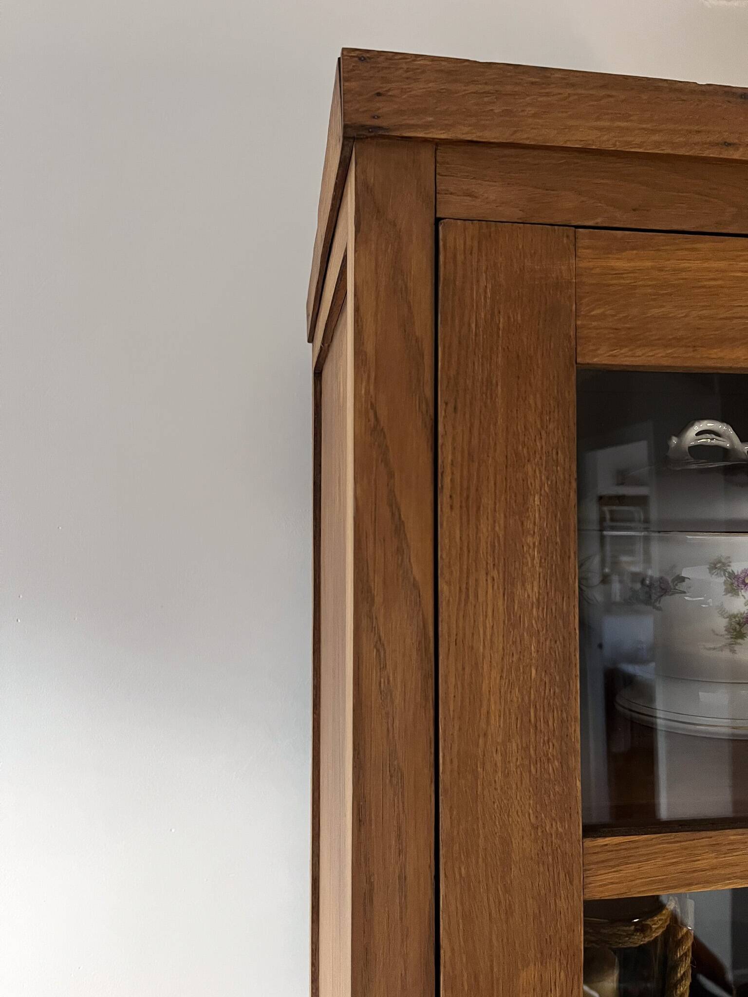 Antique Parisian Glass Cabinet Art Deco Display Cabinet Francis Jourdain