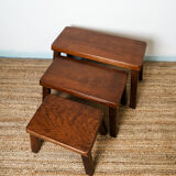 Oak nesting tables